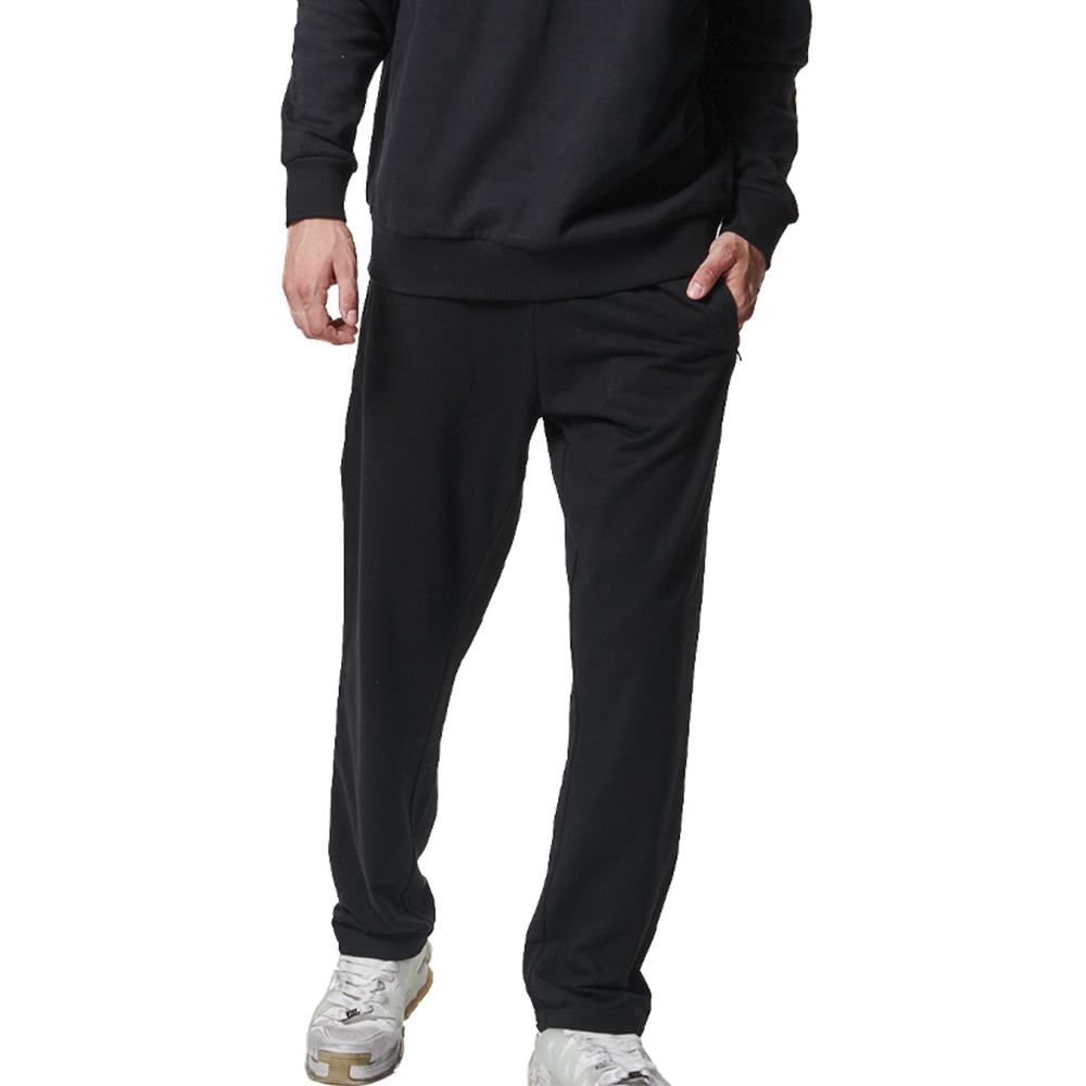 BODY ACTION Men's Classic Sweatpants Ανδρικό Παντελόνι Φόρμας - Μαύρο