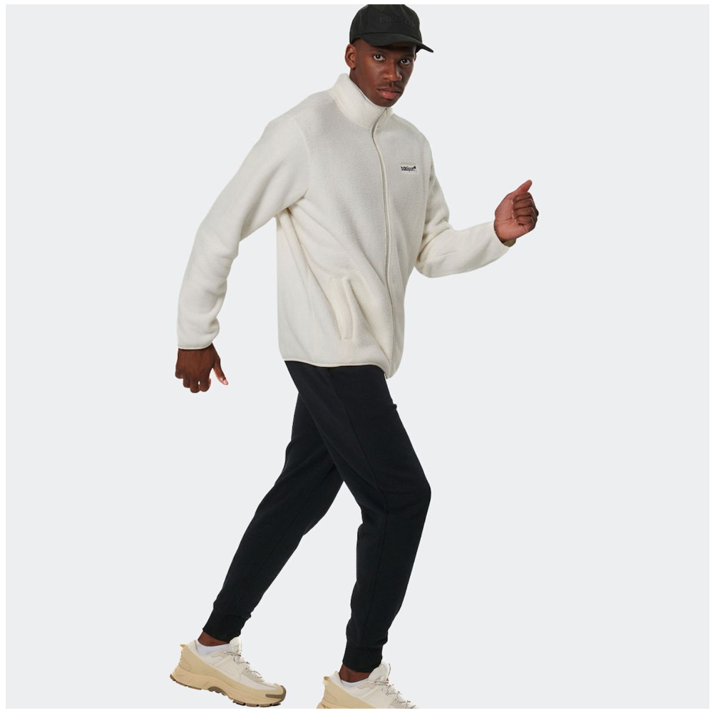 BODY ACTION Men's Fleece Sportstyle Joggers Ανδρικό Παντελόνι Φόρμας - 4