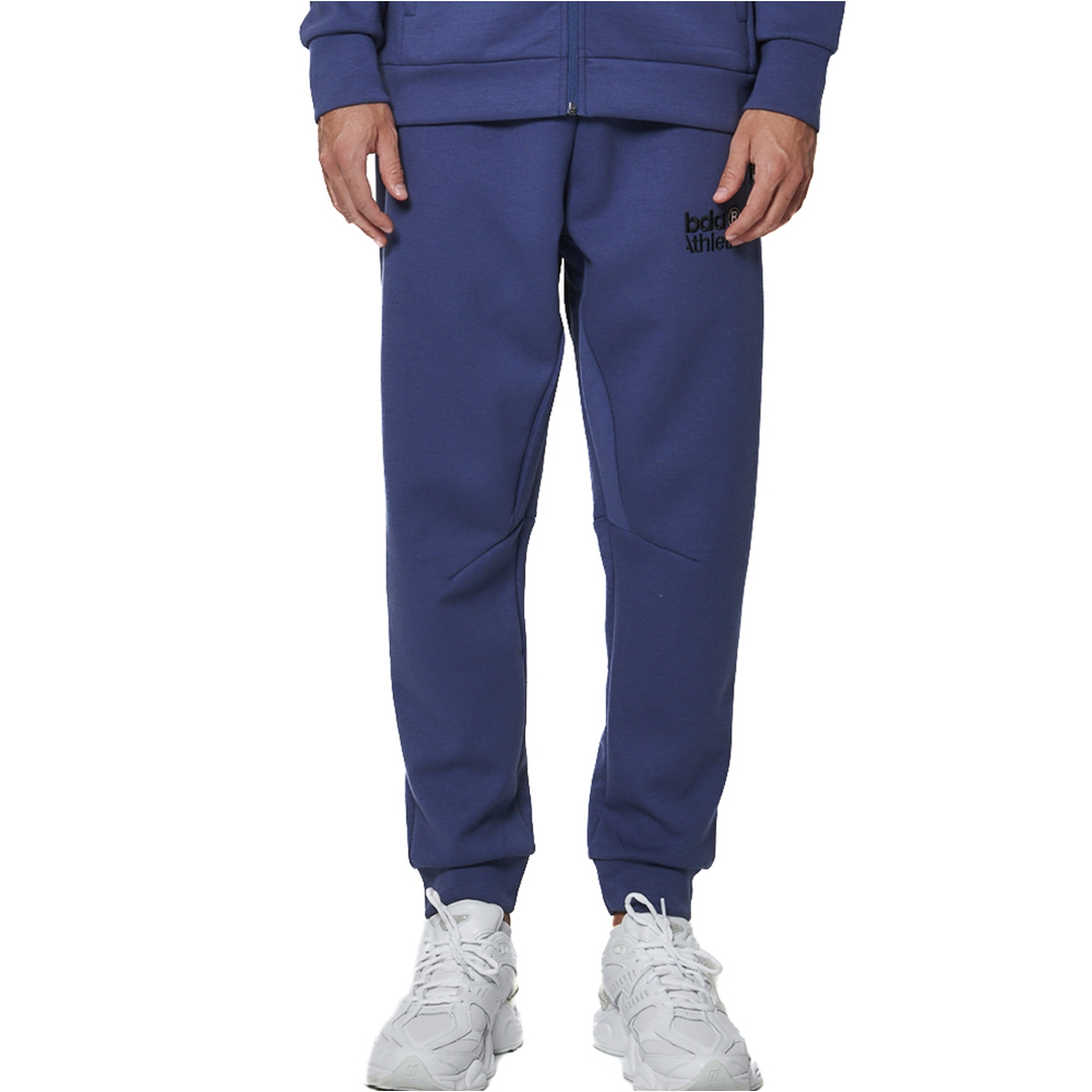 BODY ACTION Men's Sport Gym Tech Joggers  Ανδρικό Παντελόνι Φόρμας - Μπλε