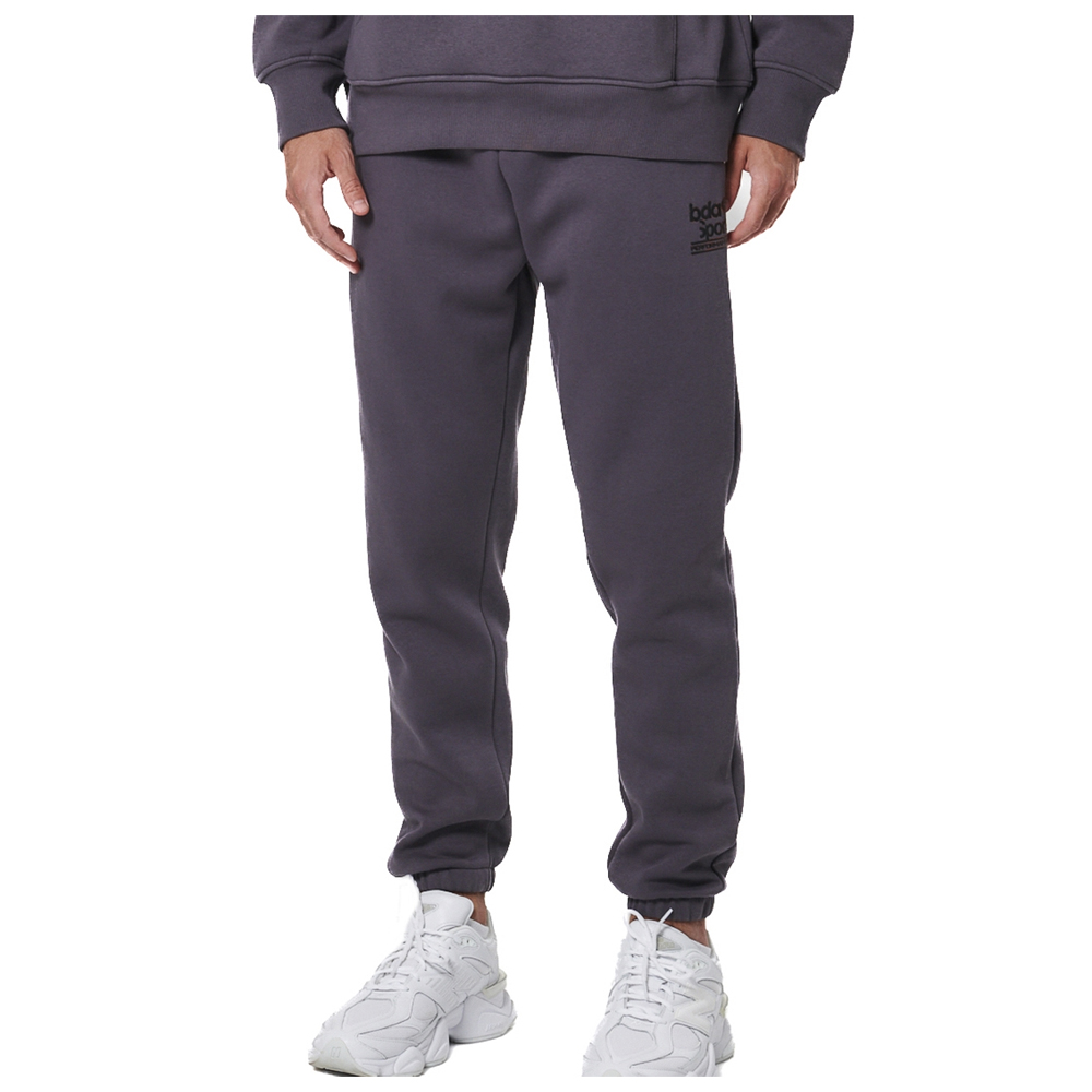 BODY ACTION Men's Soft Fleece Track Pants  Ανδρικό Παντελόνι Φόρμας - Γκρι