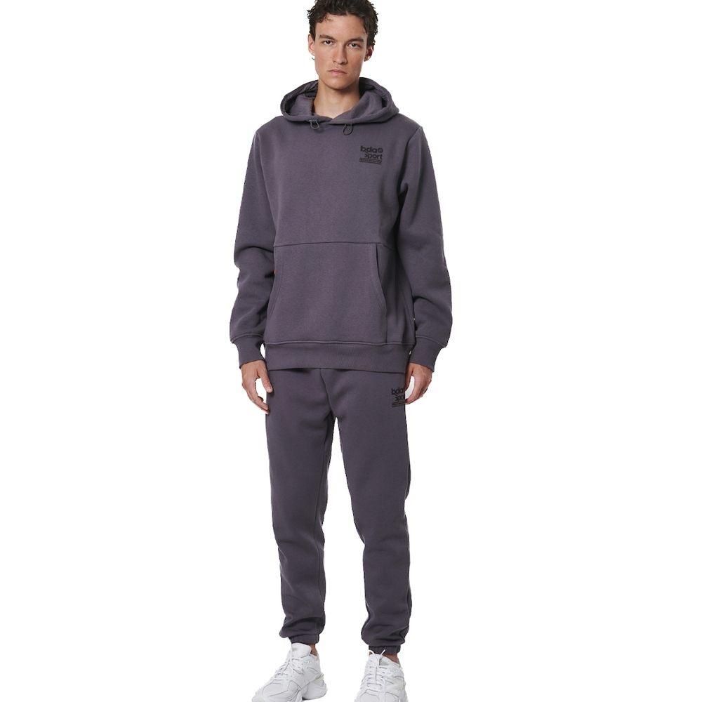 BODY ACTION Men's Soft Fleece Track Pants  Ανδρικό Παντελόνι Φόρμας - 3