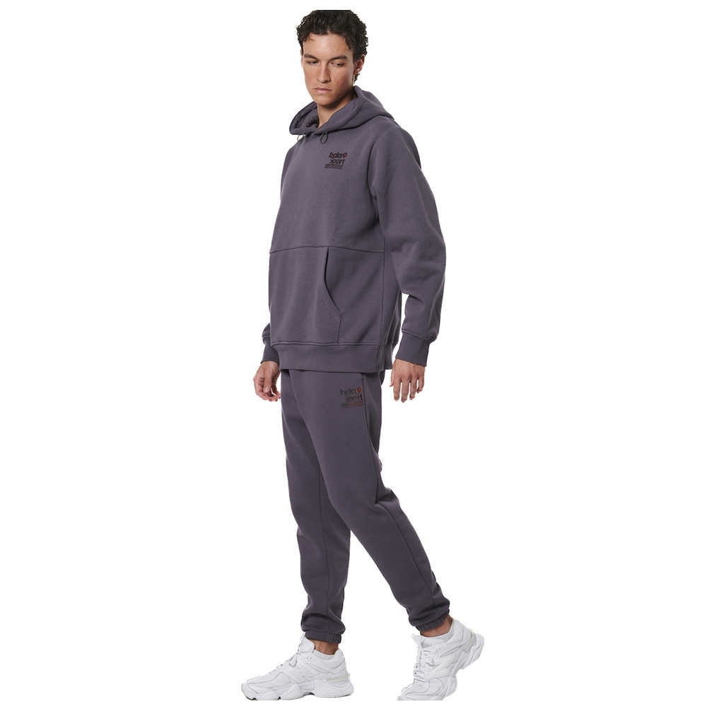 BODY ACTION Men's Soft Fleece Track Pants  Ανδρικό Παντελόνι Φόρμας - 4