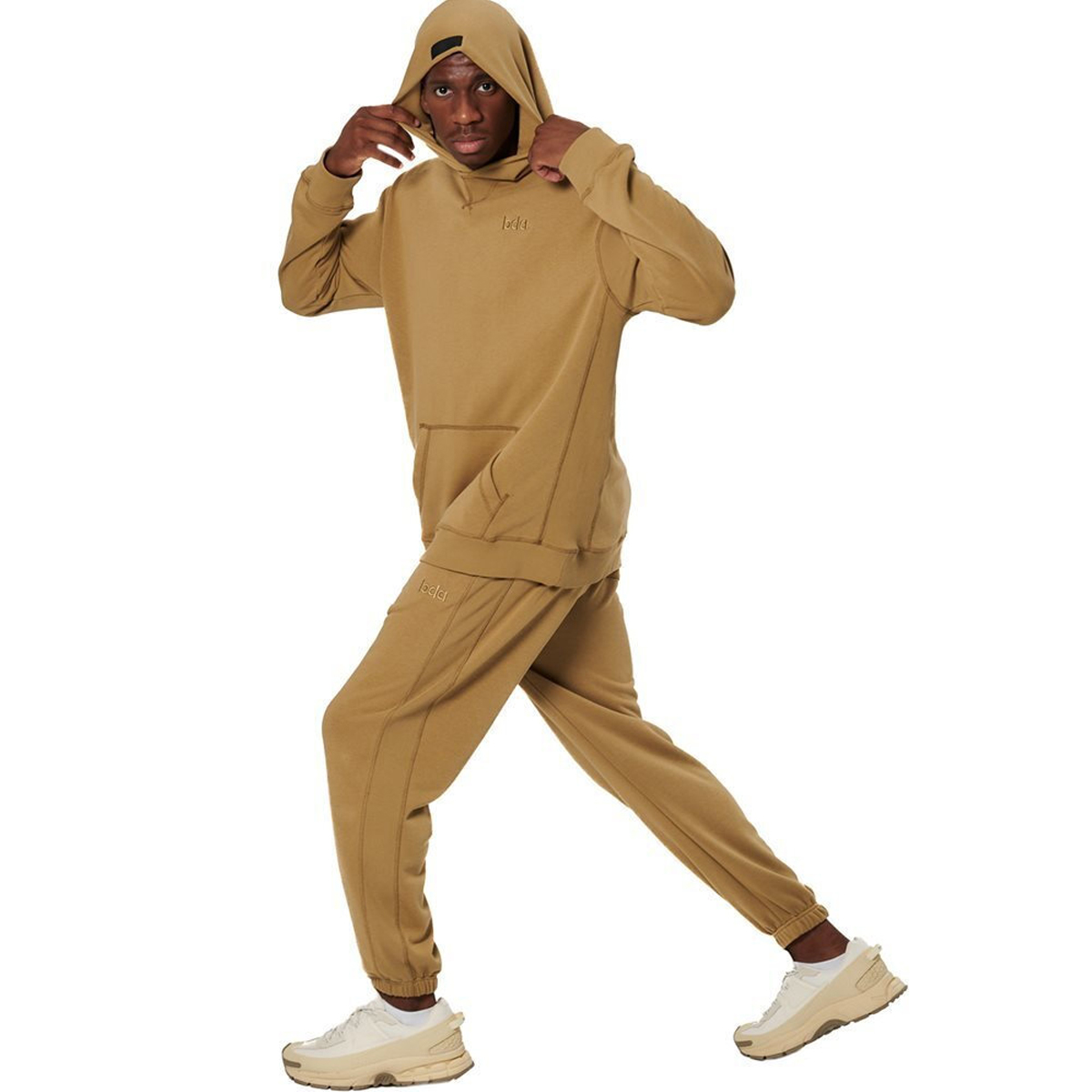 BODY ACTION Men's French Terry Jogger Ανδρικό Παντελόνι Φόρμας - 4