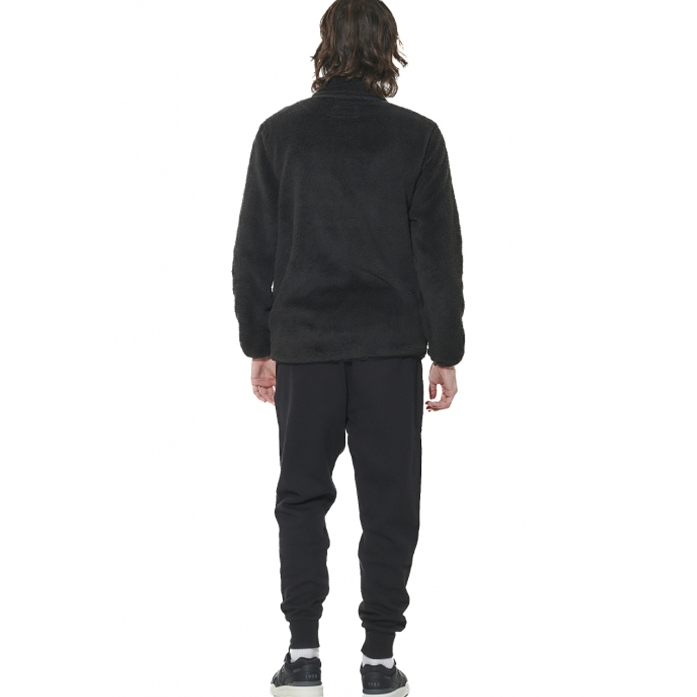 BODY ACTION Men's Fleece Sportstyle Joggers Ανδρικό Παντελόνι Φόρμας - 2
