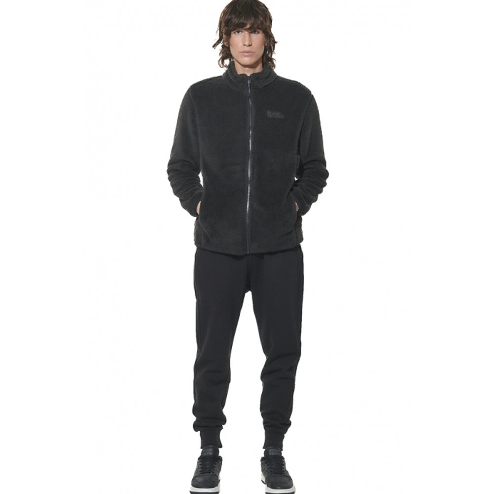 BODY ACTION Men's Fleece Sportstyle Joggers Ανδρικό Παντελόνι Φόρμας - 3