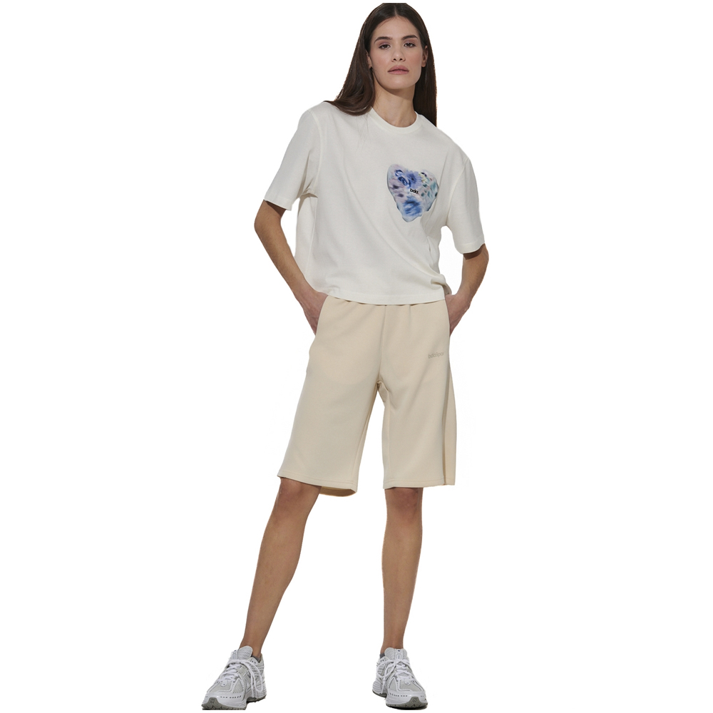 BODY ACTION Women's Wide-Leg Bermuda Shorts Γυναικεία Βερμούδα - 3