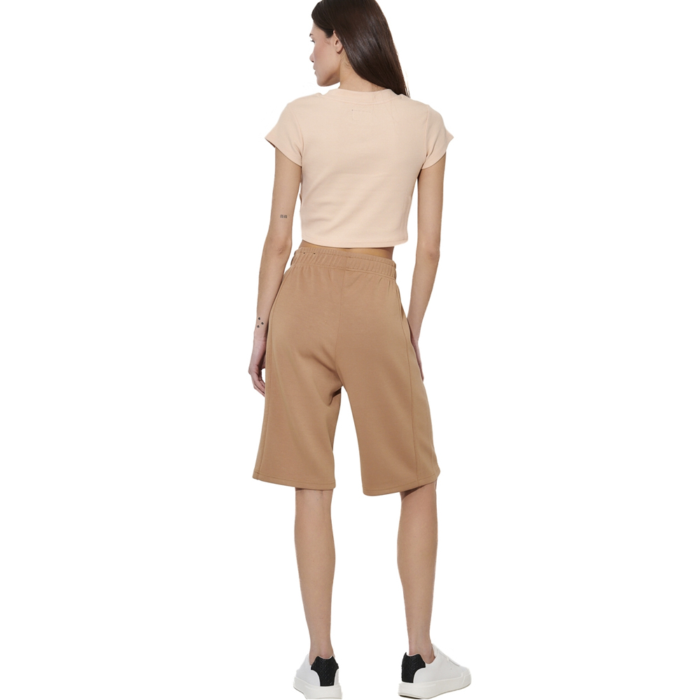 BODY ACTION Women's Wide-Leg Bermuda Shorts Γυναικεία Βερμούδα - 2