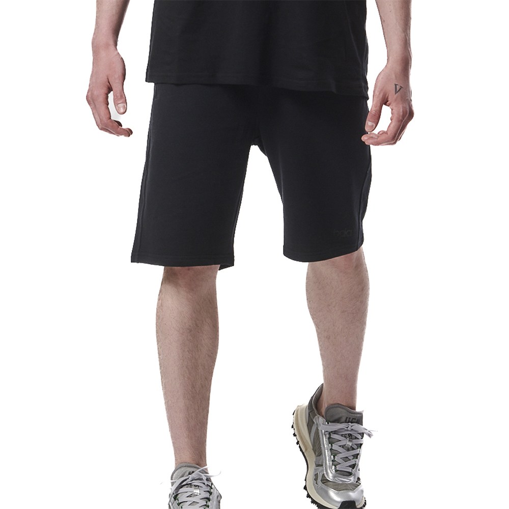 BODY ACTION Men's Essential Sport Shorts W/Zippers Ανδρικό Αθλητικό Σορτς - Μαύρο
