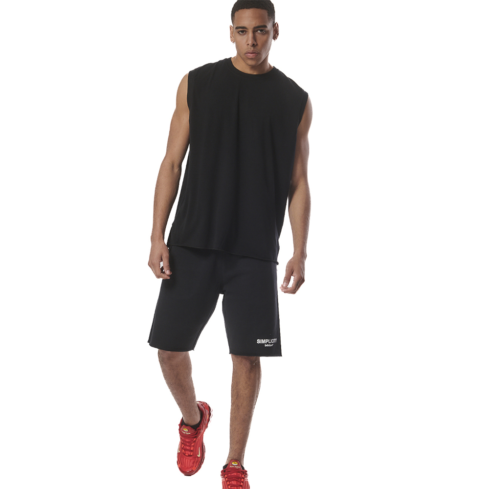 BODY ACTION Men's Raw Edje Sweat Shorts Ανδρικό Αθλητικό Σορτς - 5