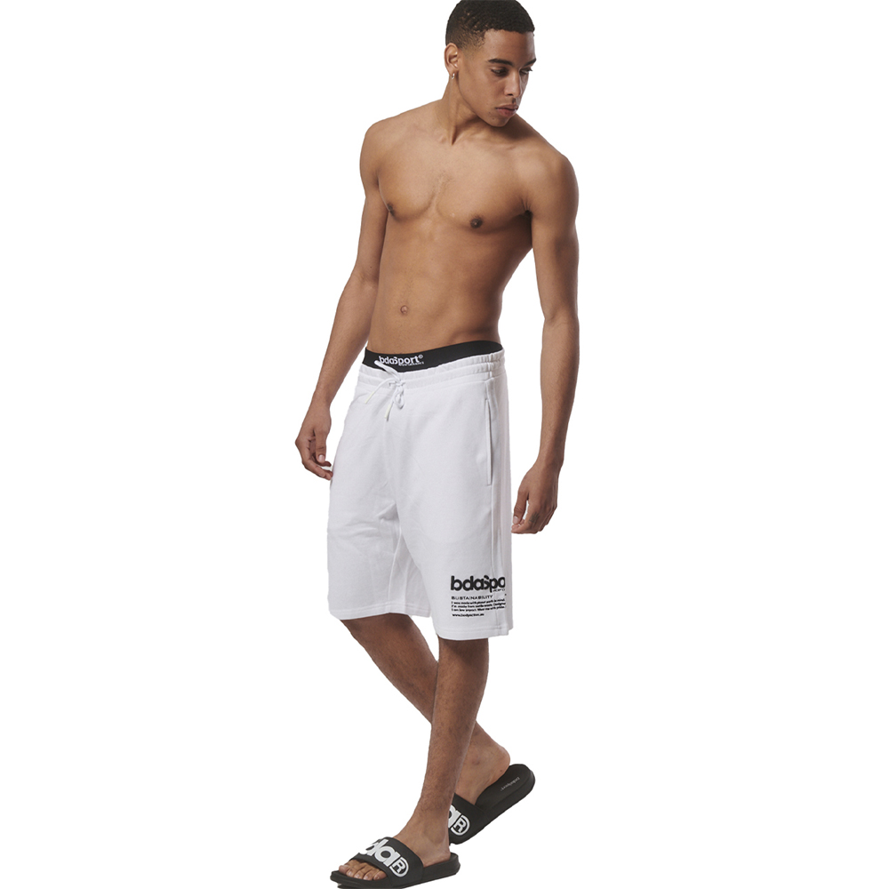 BODY ACTION Men's Sweat Shorts W/Embroidery Ανδρική Αθλητική Βερμούδα - 3