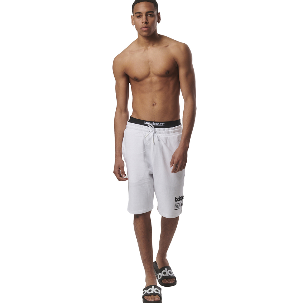 BODY ACTION Men's Sweat Shorts W/Embroidery Ανδρική Αθλητική Βερμούδα - 4