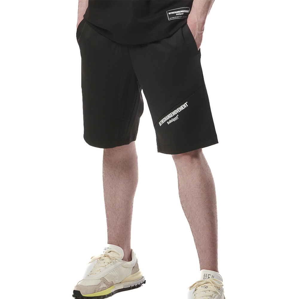 BODY ACTION Men's Tech Fleece Lifestyle Shorts Ανδρικό Σορτς - Μαύρο