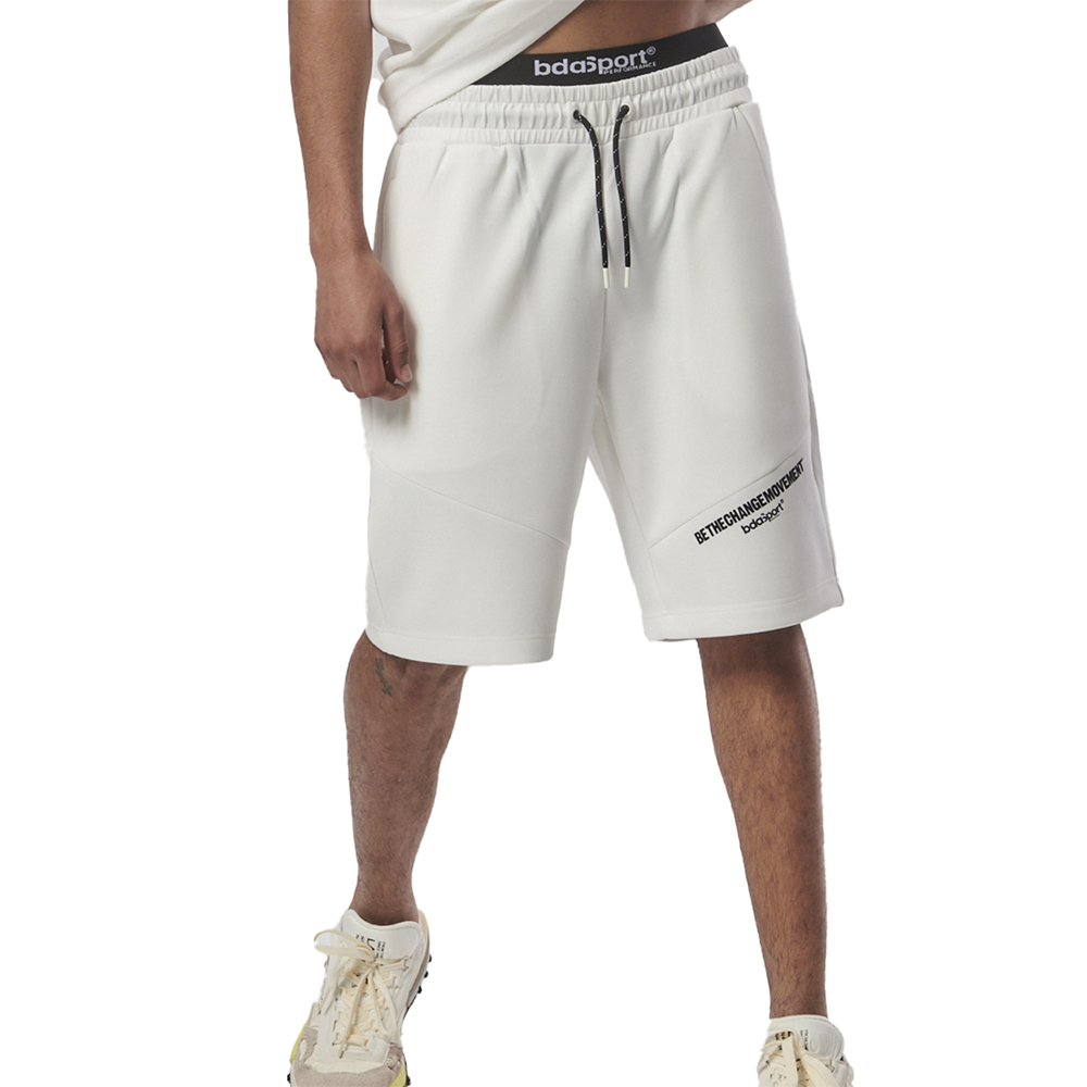 BODY ACTION Men's Tech Fleece Lifestyle Shorts Ανδρικό Σορτς - Λευκό