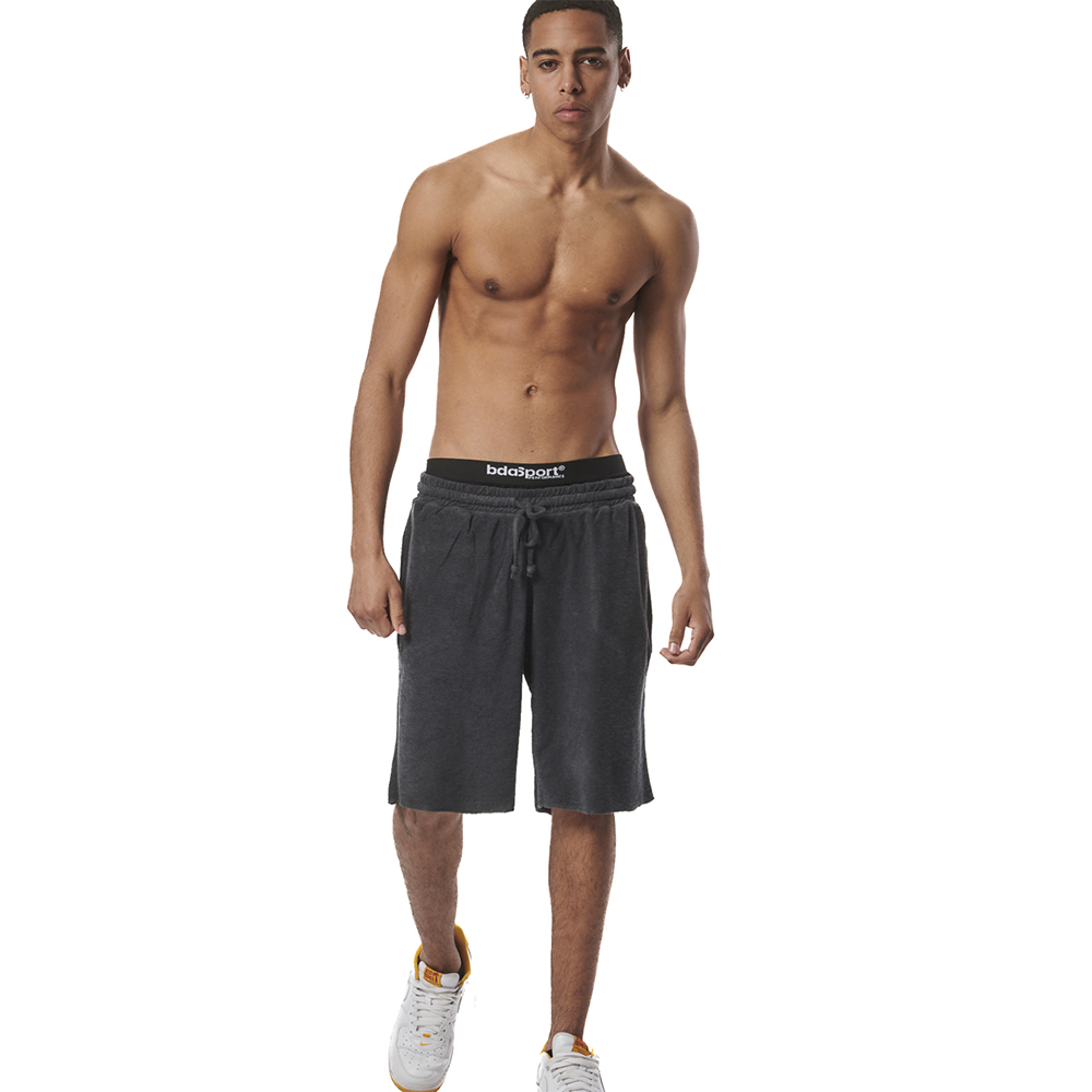 BODY ACTION Men's Natural Dye Terry Bermuda Ανδρική Πετσετέ Βερμούδα - 3