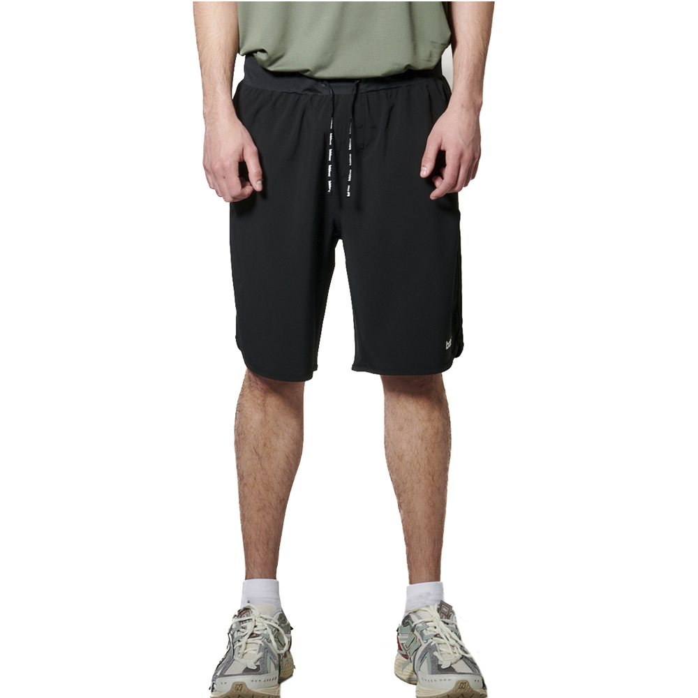 BODY ACTION Men's Workout Shorts Ανδρική Αθλητική  Βερμούδα - Μαύρο