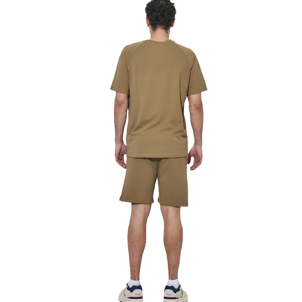 BODY ACTION Men's Cotton Terry  Shorts Ανδρική Βερμούδα - 2