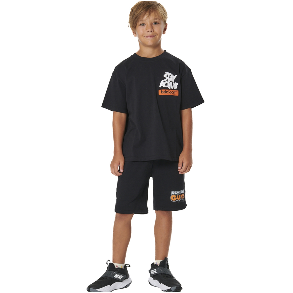 BODY ACTION Boy's French Terry Bermuda Shorts Παιδική Βερμούδα - 3