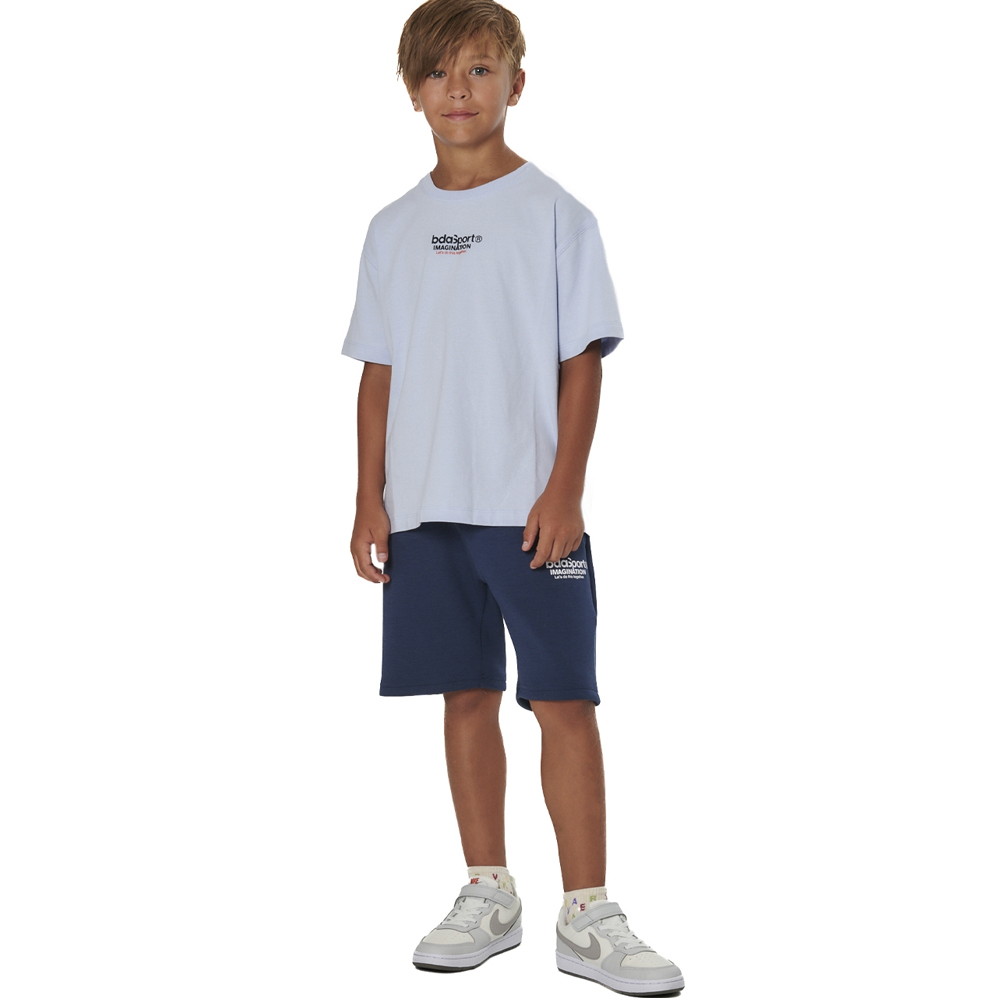 BODY ACTION Boy's Tech Fleece Bermuda Shorts Παιδική Βερμούδα - 3