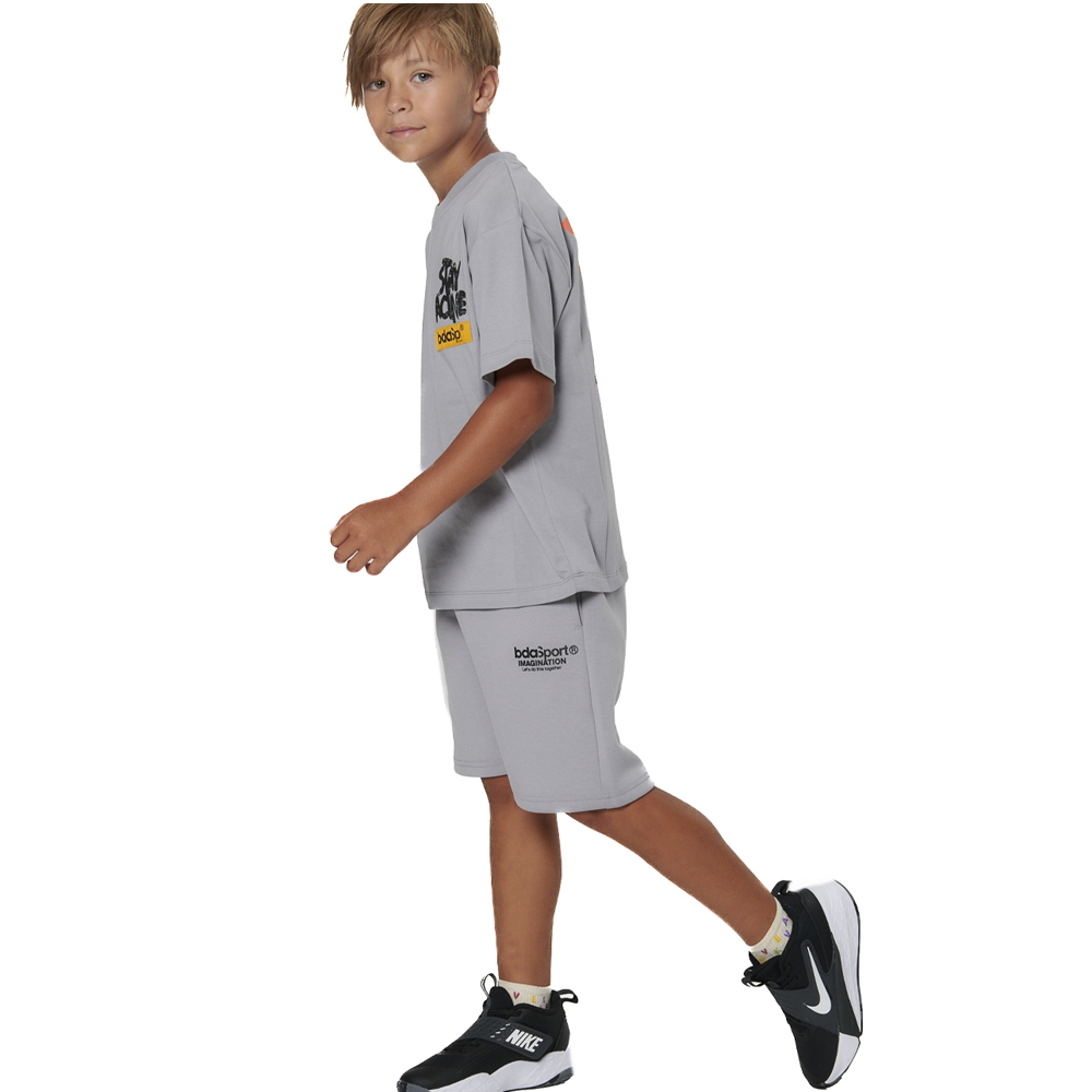 BODY ACTION Boy's Tech Fleece Bermuda Shorts Παιδική Βερμούδα - 4