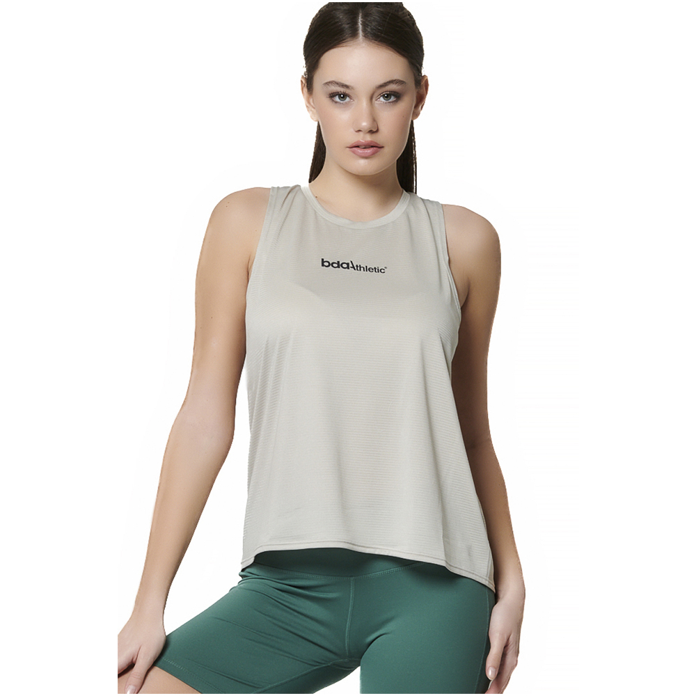 BODY ACTION Training Tank Top Γυναικείο Αμάνικο T-Shirt  - Γκρι