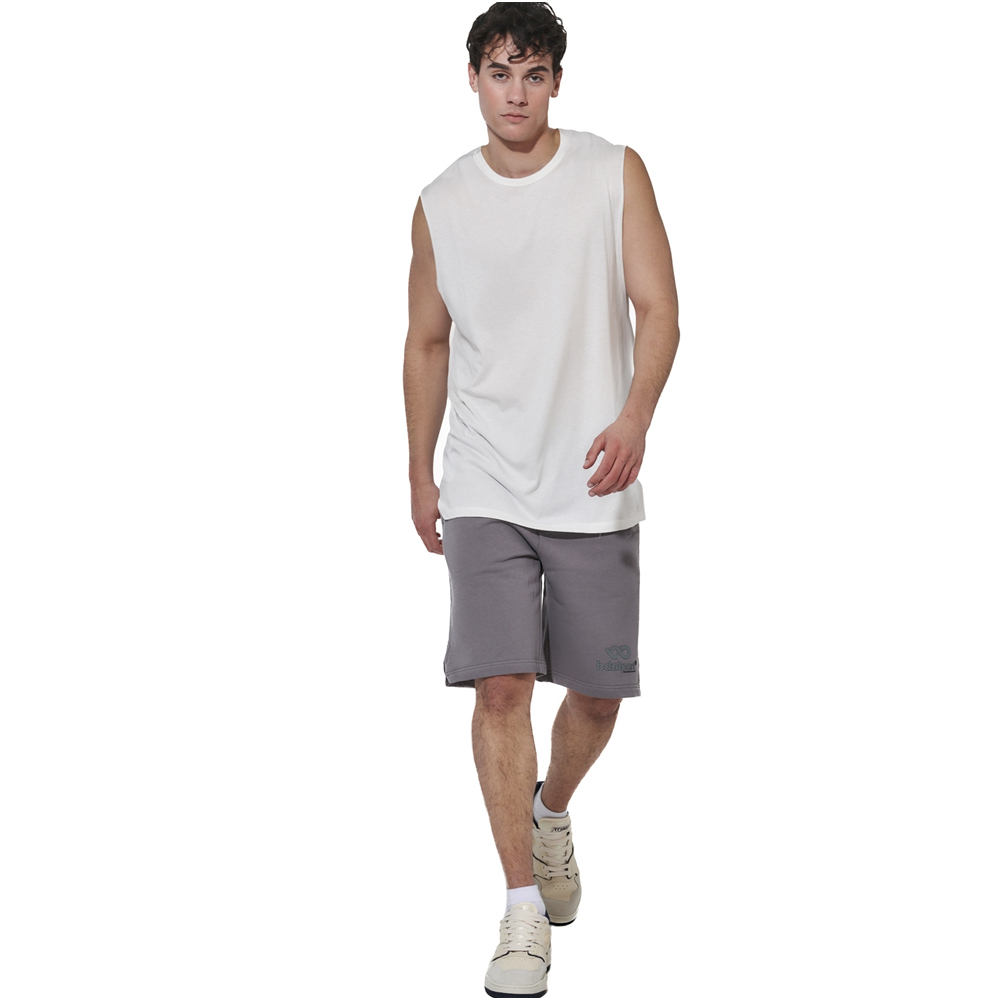 BODY ACTION Men's Modal Sleeveless Tee Ανδρικό Αμάνικο T-Shirt - 3