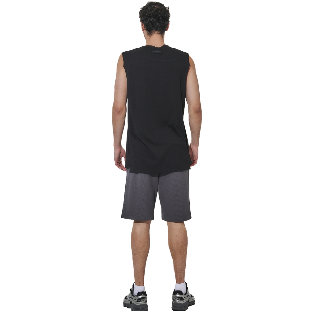 BODY ACTION Men's Modal Sleeveless Tee Ανδρικό Αμάνικο T-Shirt - 2