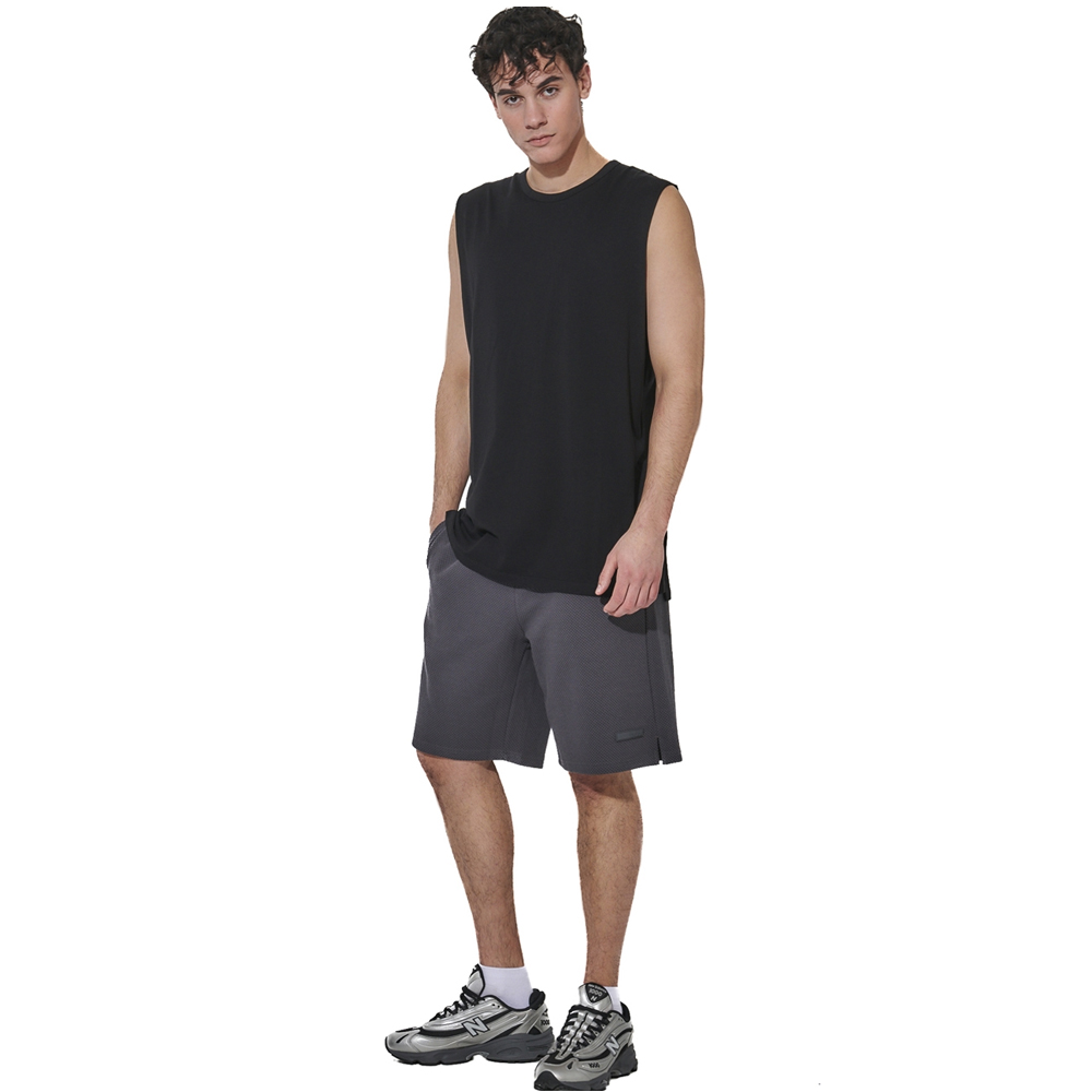 BODY ACTION Men's Modal Sleeveless Tee Ανδρικό Αμάνικο T-Shirt - 3