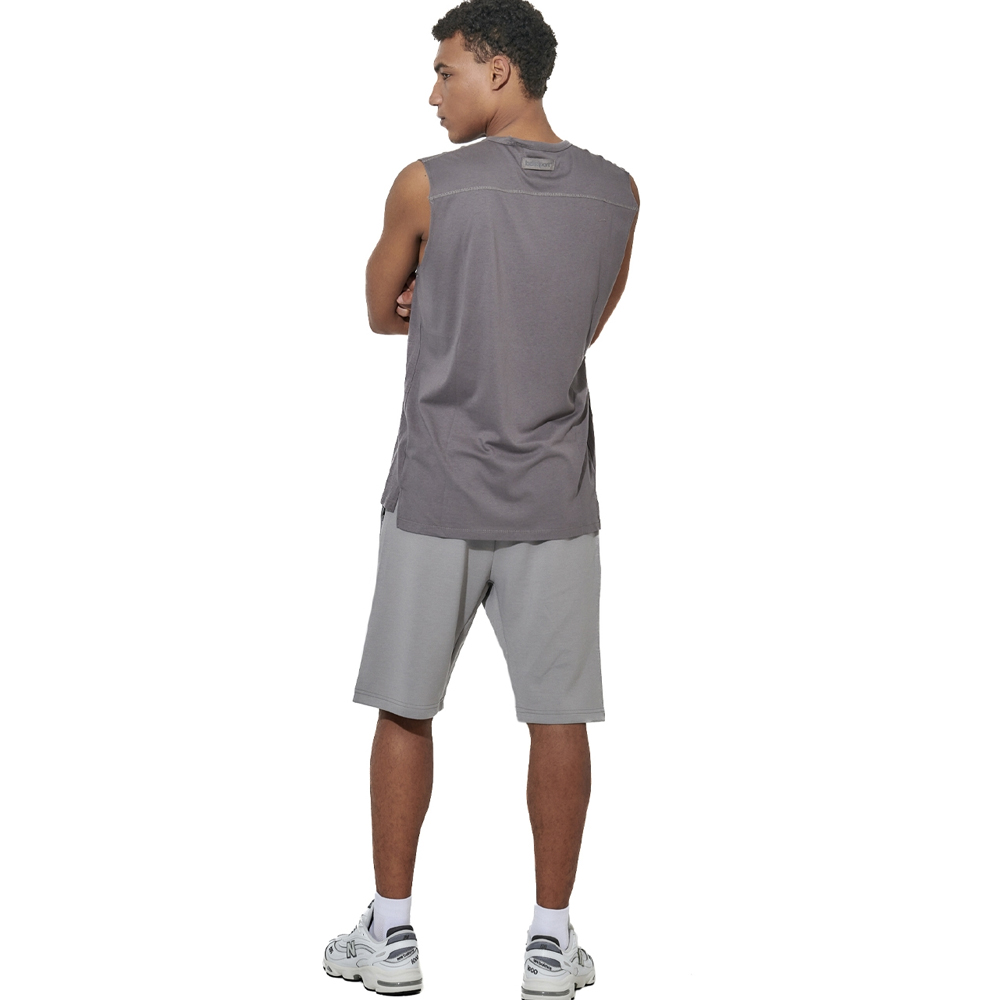 BODY ACTION Men's Modal Sleeveless Tee Ανδρικό Αμάνικο T-Shirt - 2