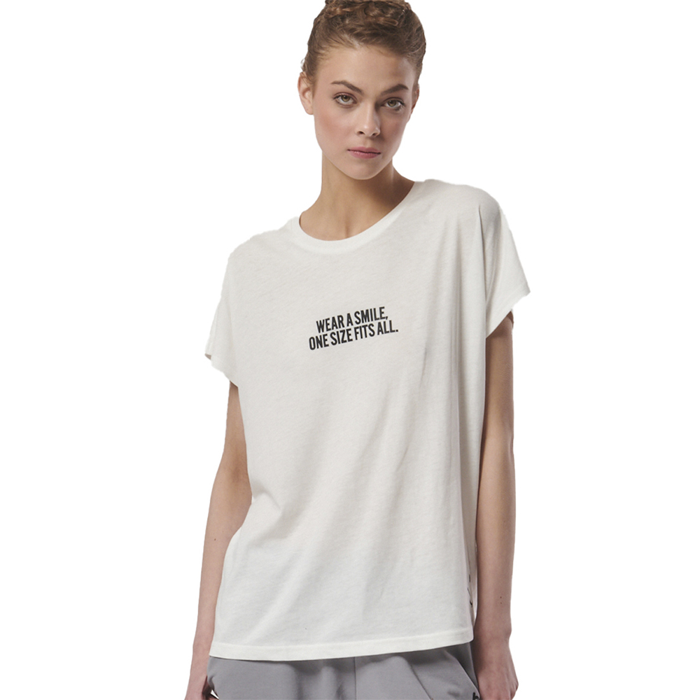 BODY ACTION Women's Relaxed Fit T-Shirt Γυναικείο T-Shirt - Λευκό