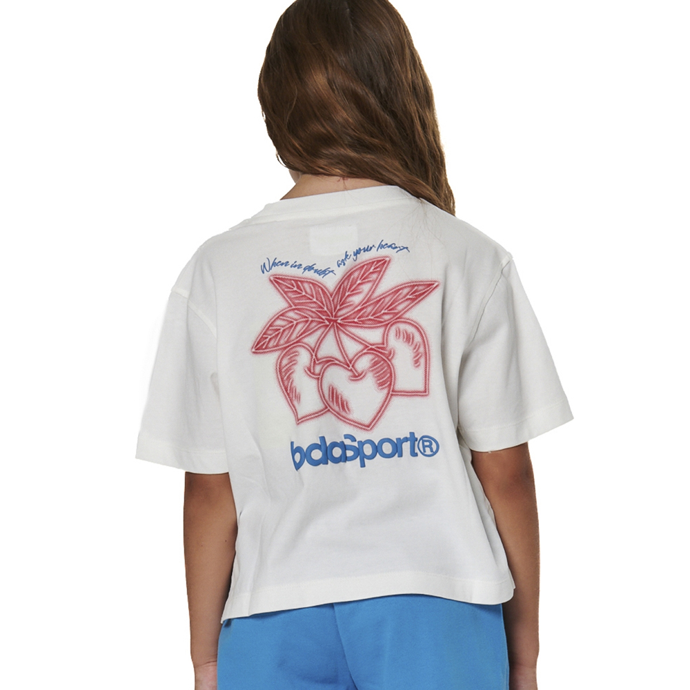 BODY ACTION Girls Short Sleeves Graphic T-Shirt Παιδικό T-Shirt - 2