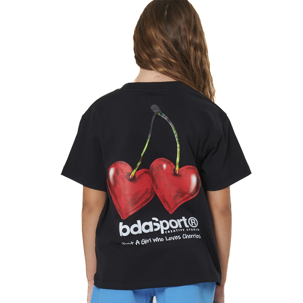 BODY ACTION Girls Floral Print T-Shirt Παιδικό T-Shirt - 2