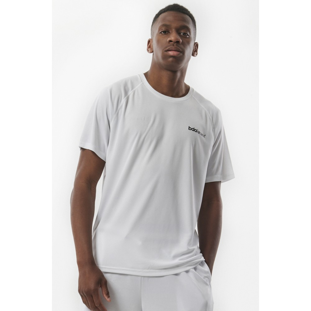 BODY ACTION Men's Athletic Performance T-shirt Αντρικό T-shirt - Λευκό