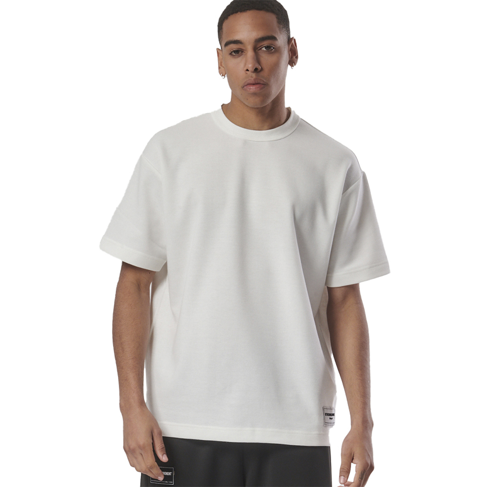 BODY ACTION Men's Oversized Liestyle Tee Ανδρικό Oversized T-Shirt - Λευκό