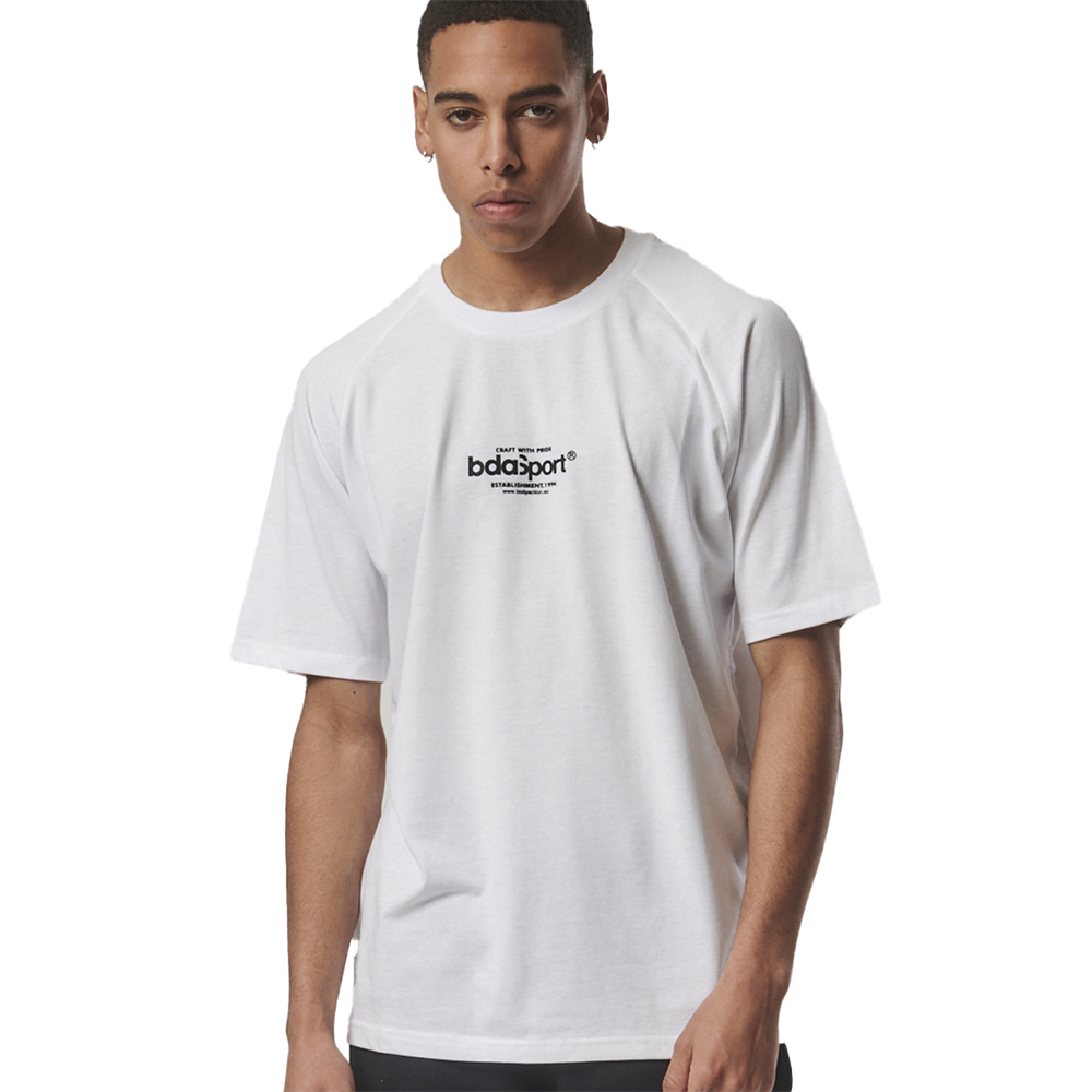 BODY ACTION Men's Lifestyle Fit T-Shirt Ανδρικό T-Shirt - Λευκό