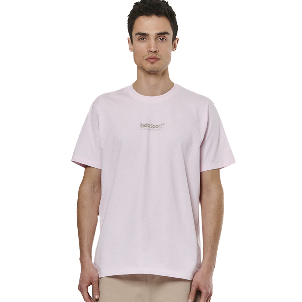 BODY ACTION Jersey T-Shirt Ανδρικό T-Shirt  - Ροζ