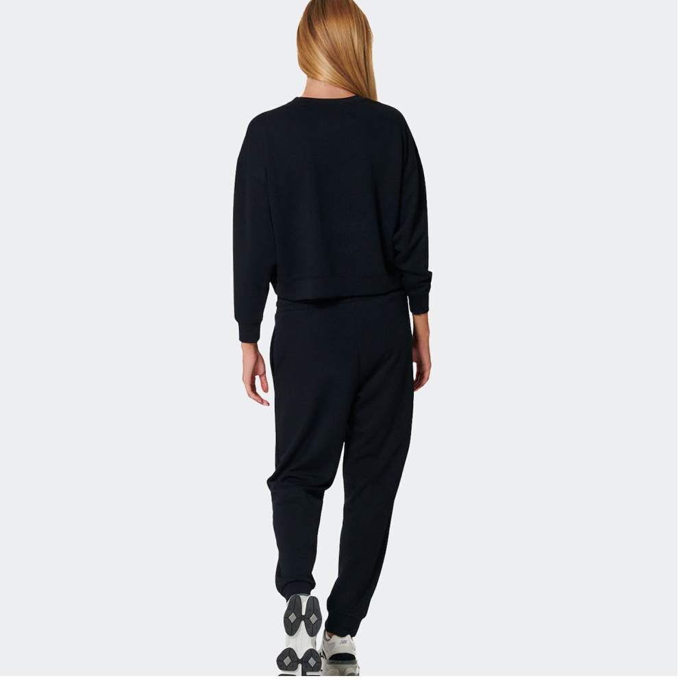 BODY ACTION Women's Modal Crop Sweatshirt Γυναικείο Crop Φούτερ - 2