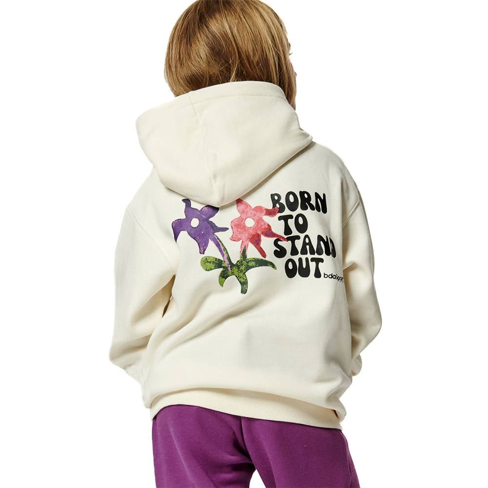 BODY ACTION Girl's Long Sleeve Hooded Sweatshirt Παιδικό Φούτερ - 2