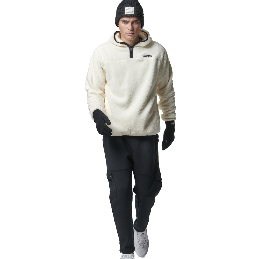 BODY ACTION Sherpa Hoodie Ανδρικό Φούτερ με κουκούλα - 3