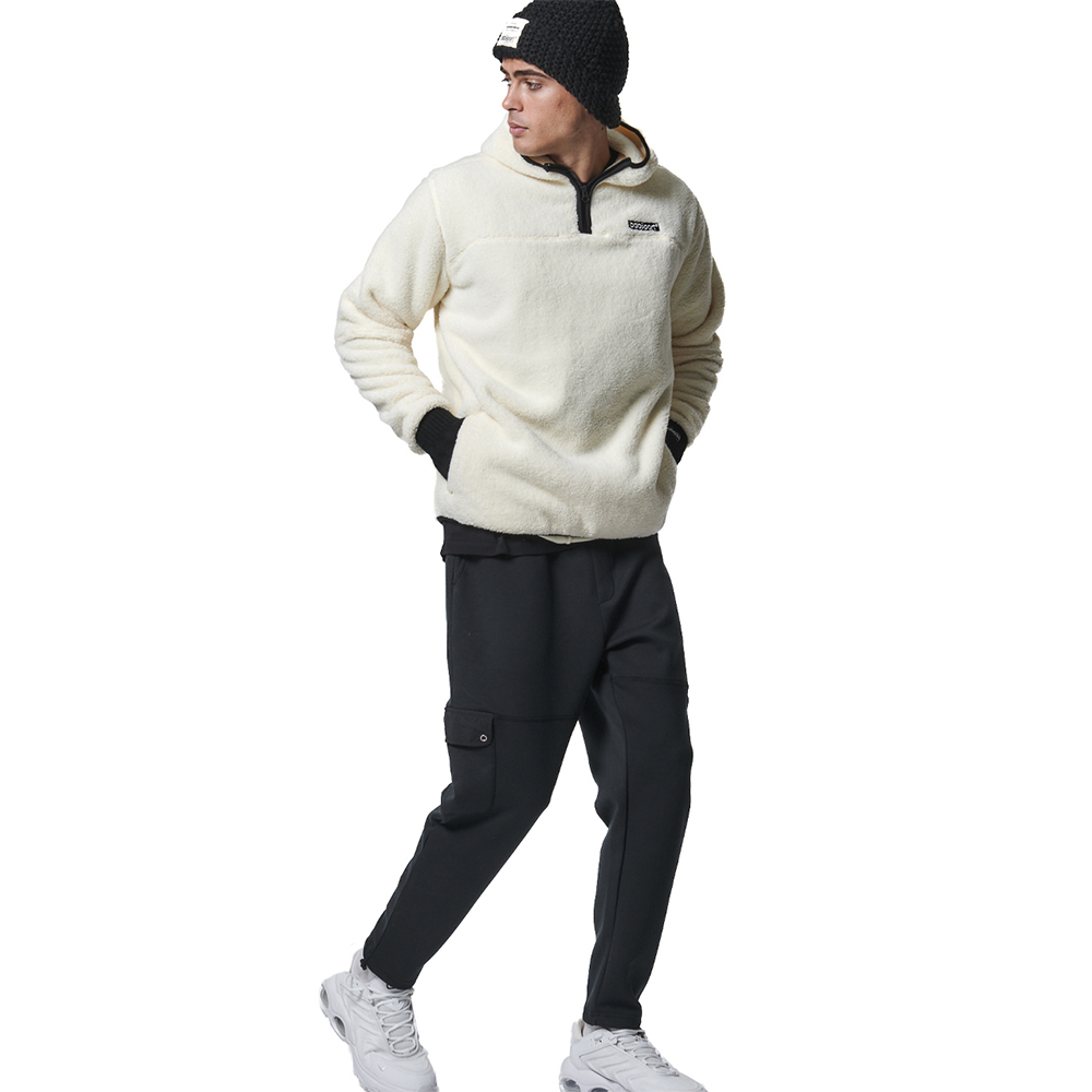 BODY ACTION Sherpa Hoodie Ανδρικό Φούτερ με κουκούλα - 5