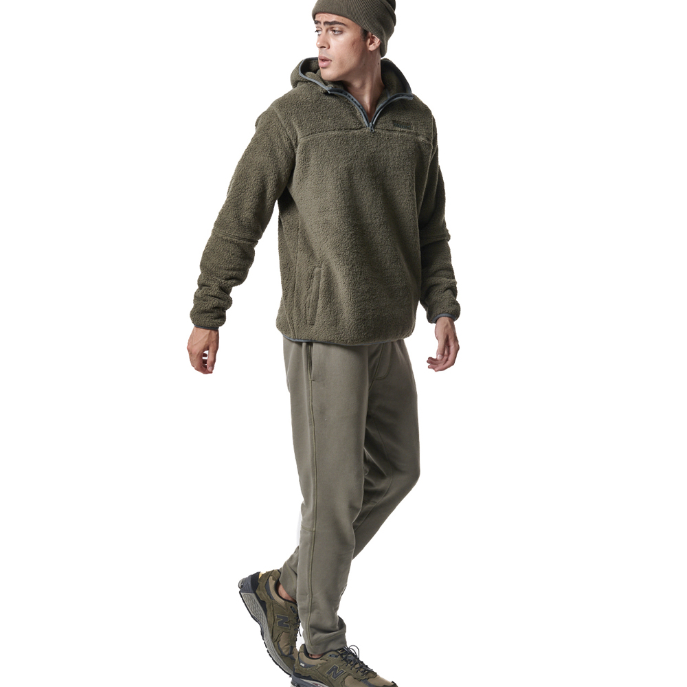 BODY ACTION Sherpa Hoodie Ανδρικό Φούτερ με κουκούλα - 3