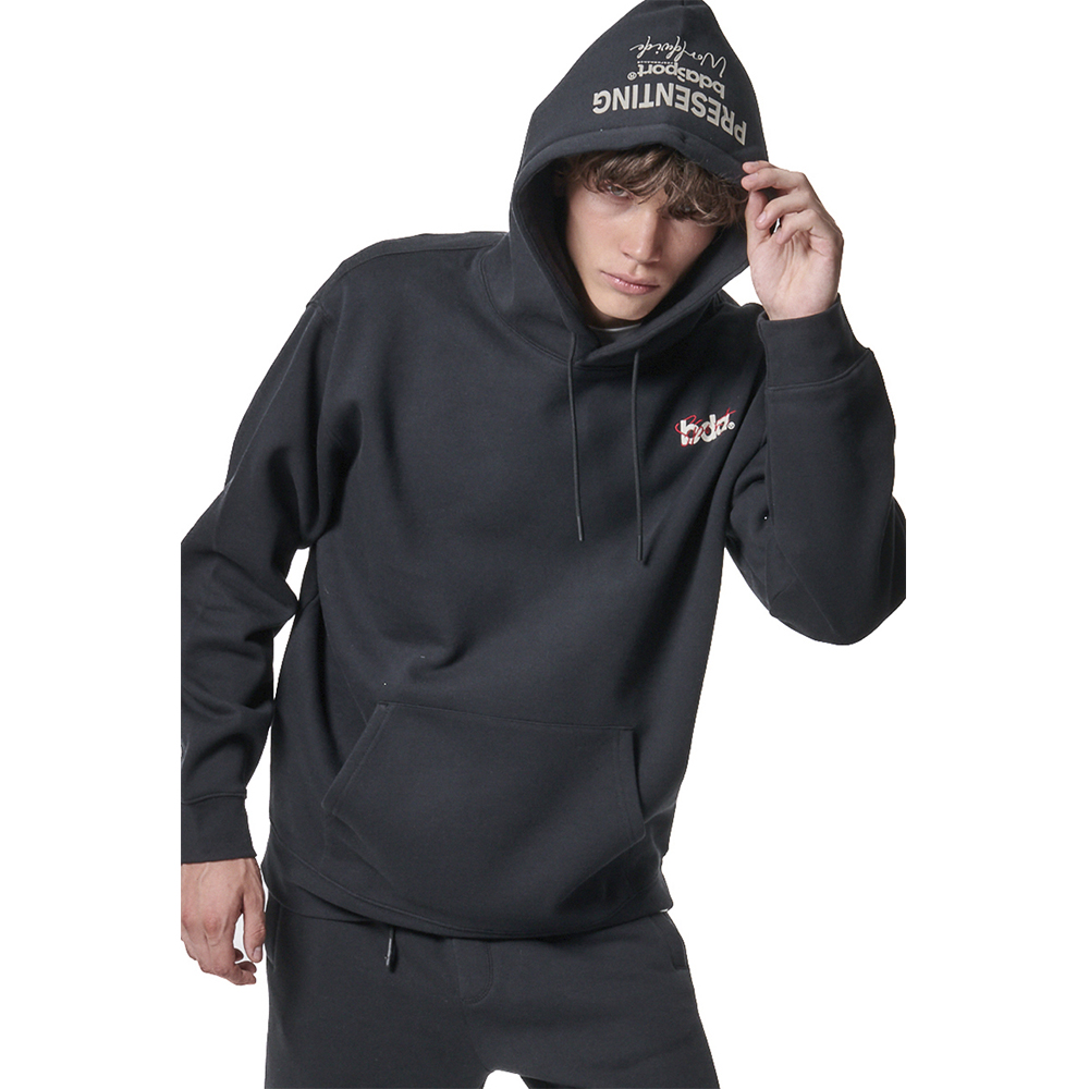 BODY ACTION Men's Pullover Hoodie Ανδρικό Φούτερ με κουκούλα - 2