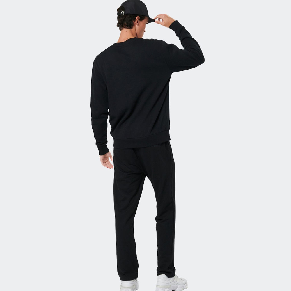 BODY ACTION Men's Fleece Crewneck Sweatshirt Ανδρικό Φούτερ  - 2