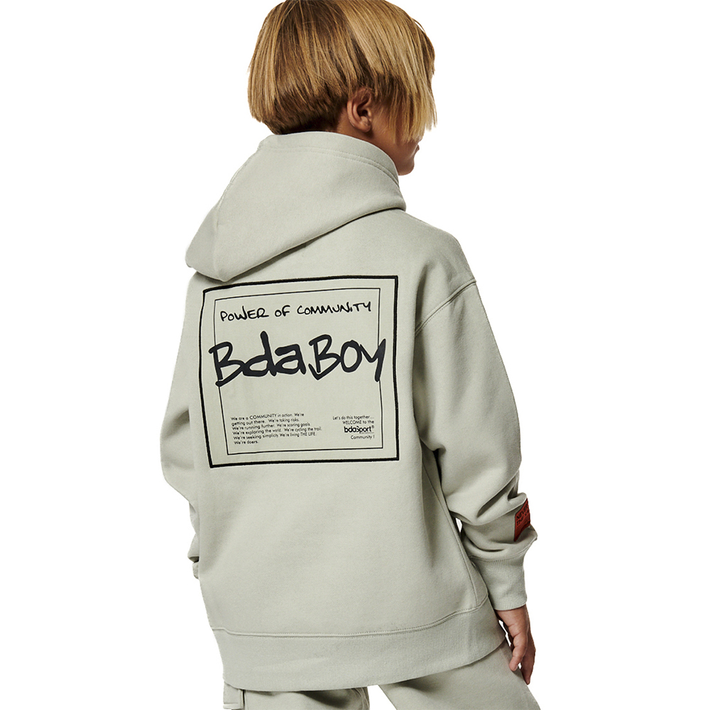 BODY ACTION Kid's Long Sleeve Hooded Sweatshirt Παιδικό Φούτερ με κουκούλα - 2