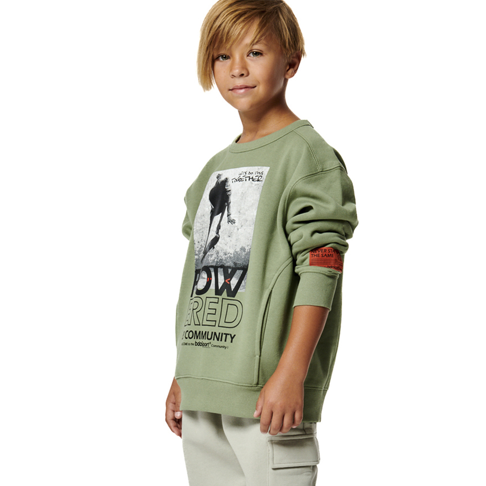 BODY ACTION Kid's Round Neck Sweatshirt Παιδικό Φούτερ - 1