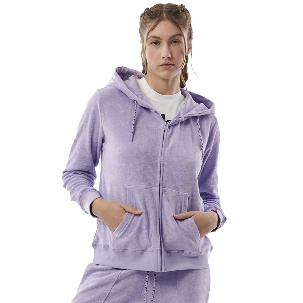 BODY ACTION Women's Terry Hoodie Jacket Γυναικεία Ζακέτα - 1