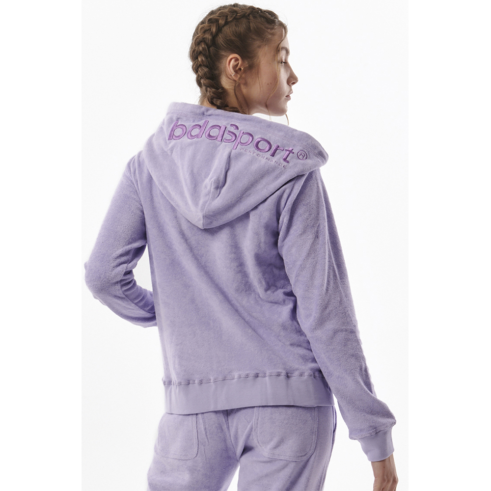 BODY ACTION Women's Terry Hoodie Jacket Γυναικεία Ζακέτα - 2