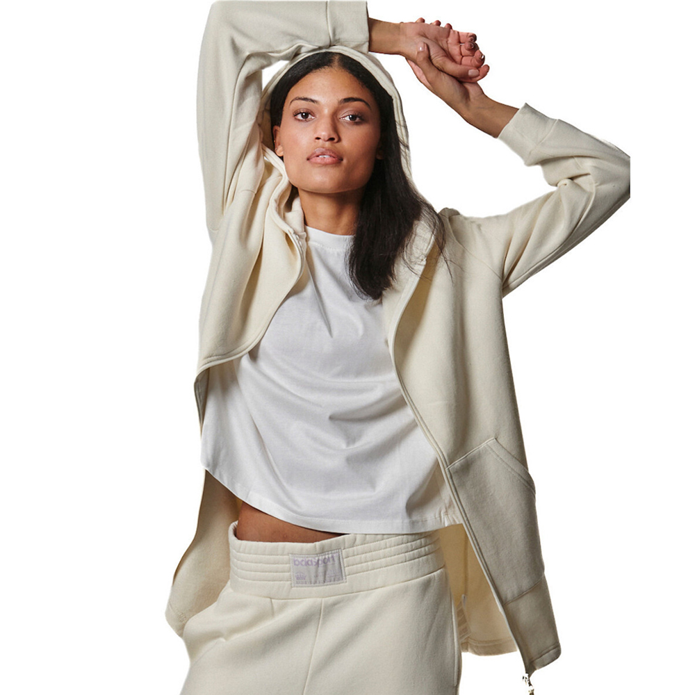 BODY ACTION Women's Long Fishtail Hooded Jacket  Γυναικεία Ζακέτα Με Κουκούλα  - 1