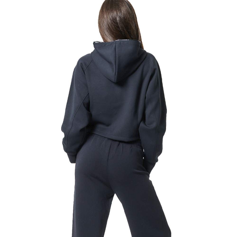 BODY ACTION Women's Sport Gym Tech Crop Fleece Jacket Γυναικεία Ζακέτα - 2