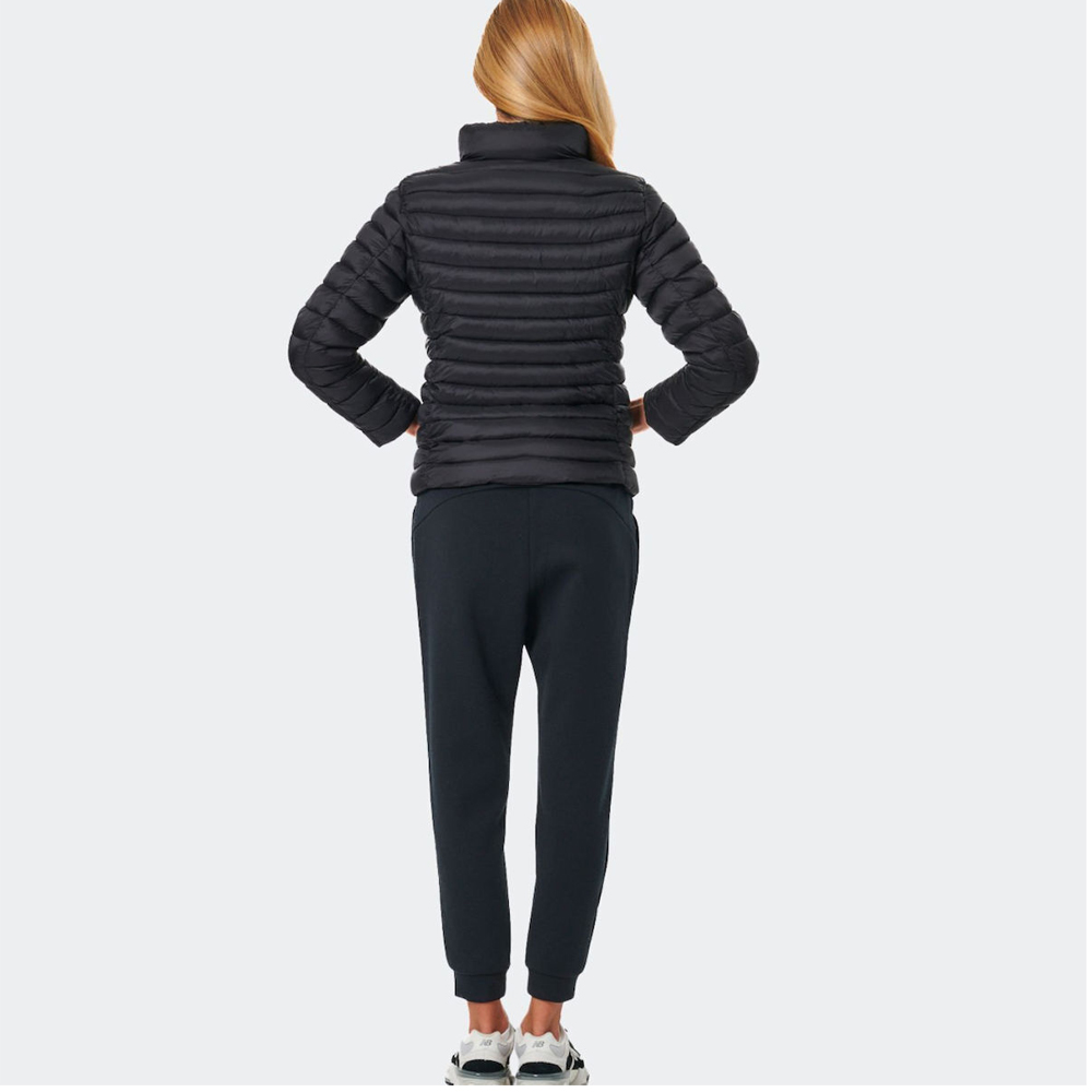 BODY ACTION Women's Quilted Jacket With Collar Γυναικείο Καπιτονέ Μπουφάν - 2