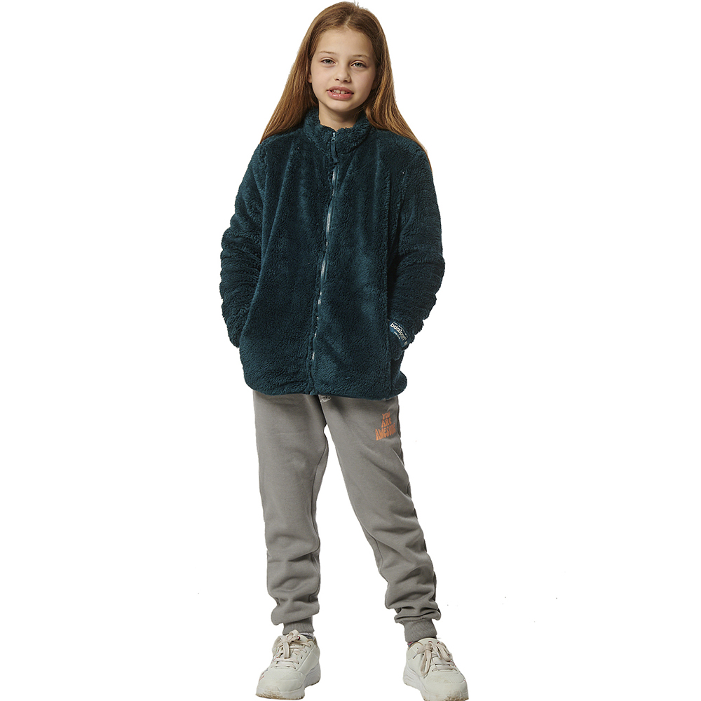 BODY ACTION Fluffy Fleece Jacket Παιδική Ζακέτα για κορίτσι - 3